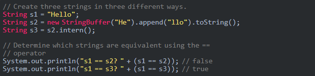 基礎教程，Java String：字符串常量池