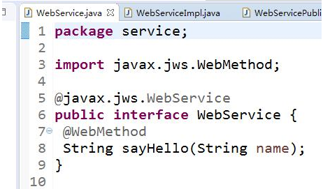 Java基礎學習：webservice實例教程