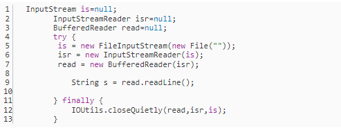 Java學習，java io流關閉