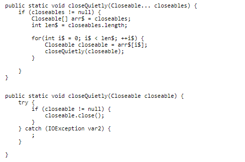 Java學習，java io流關閉