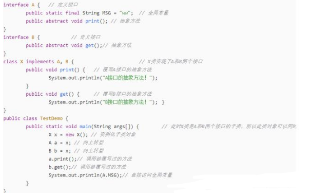 編程技術(shù)分享，Java接口定義學(xué)習(xí)